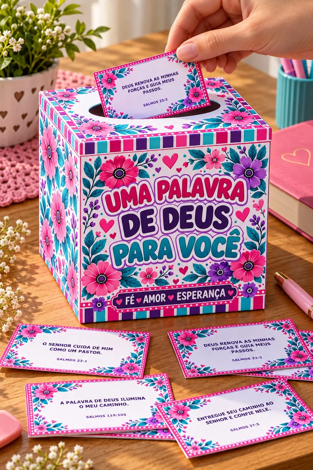 🌸🌸 UMA PALAVRA DE DEUS PARA VOCÊ! 🌸🌸 — Atividades para Todas as séries: UMA CAIXA COLORIDA E CHEIA DE VIDA PARA…