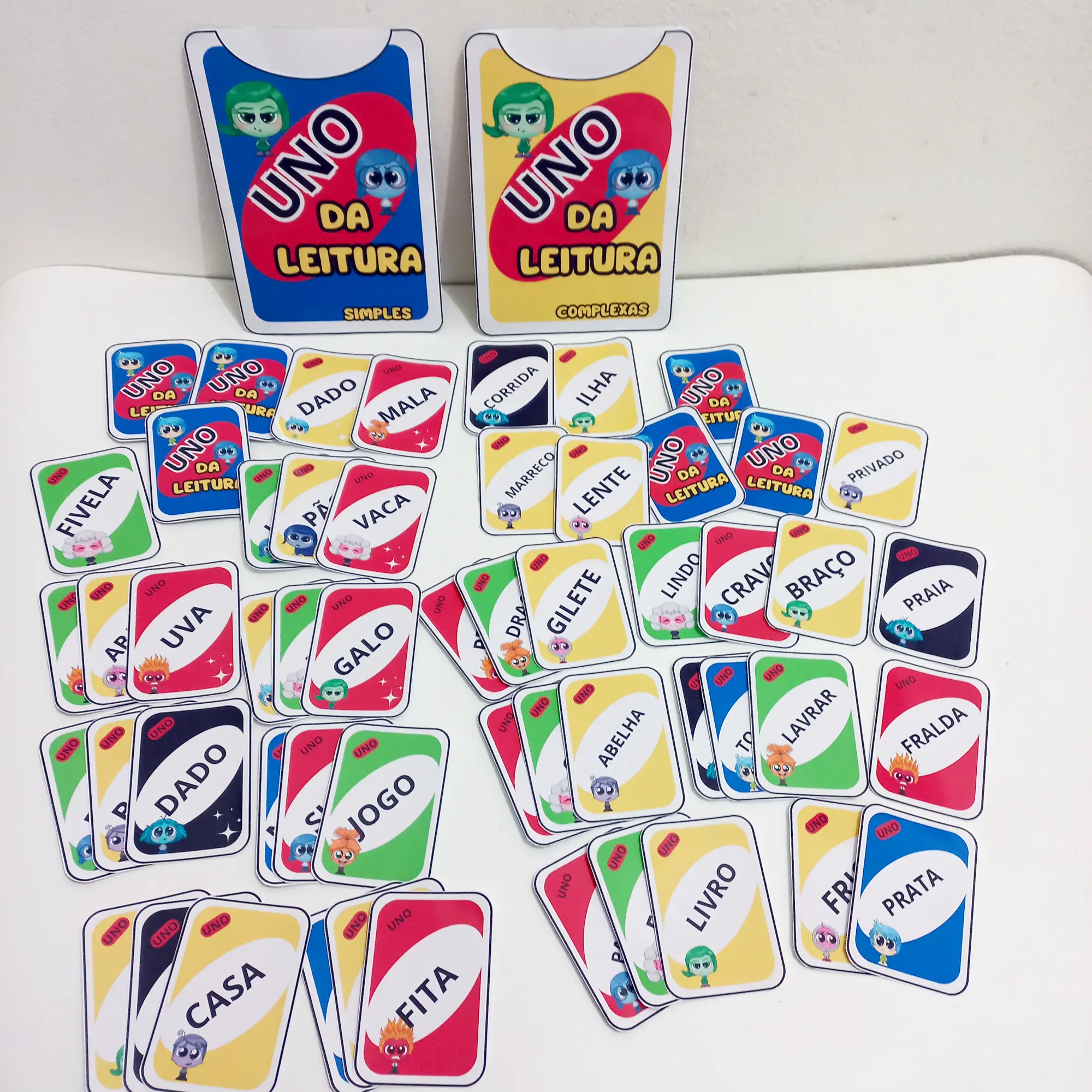 UNO da Leitura — Jogo de Alfabetização com Palavras — amostra 5: Jogo inspirado no UNO para tornar a leitura mais…