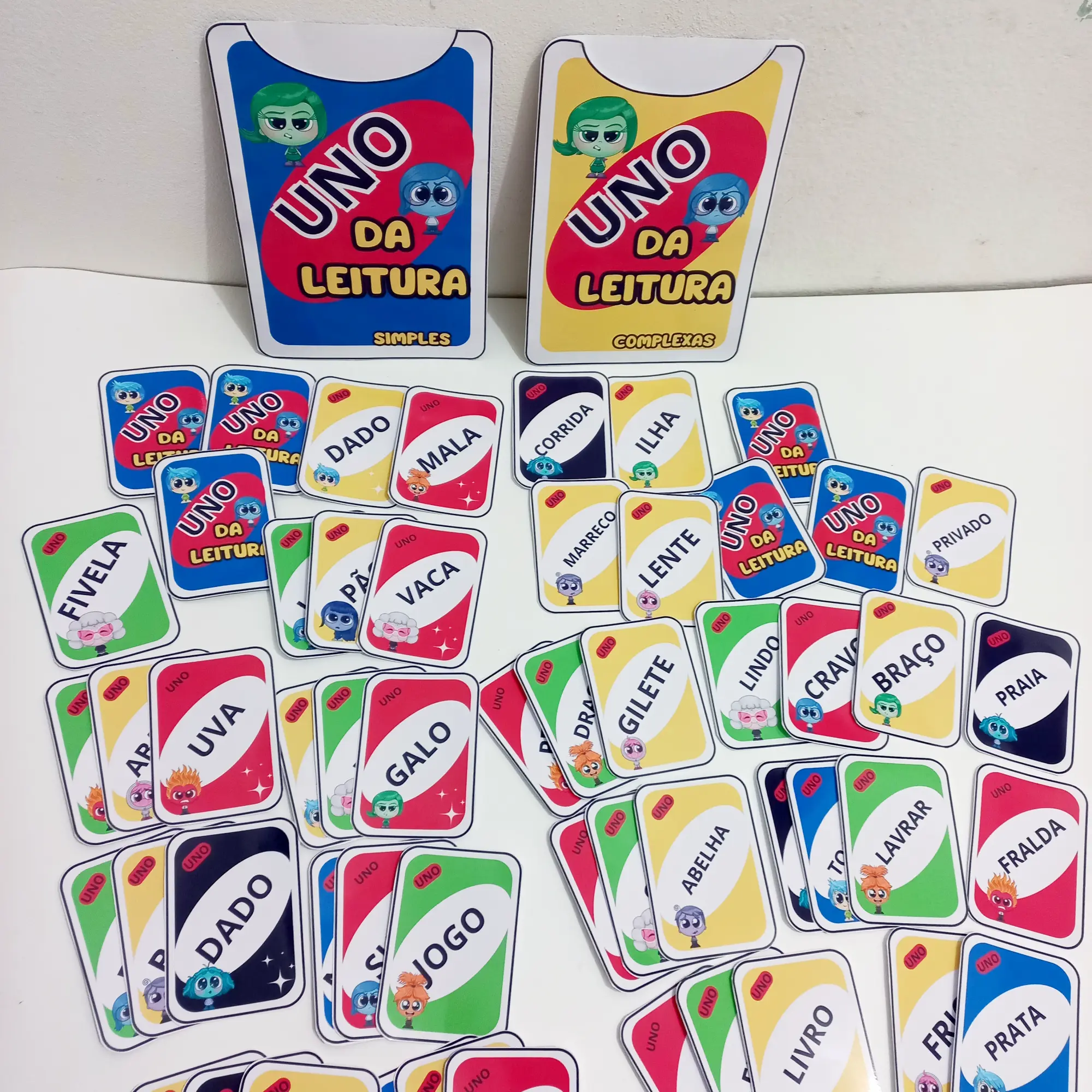 UNO da Leitura — Jogo de Alfabetização com Palavras — amostra 7: Jogo inspirado no UNO para tornar a leitura mais…