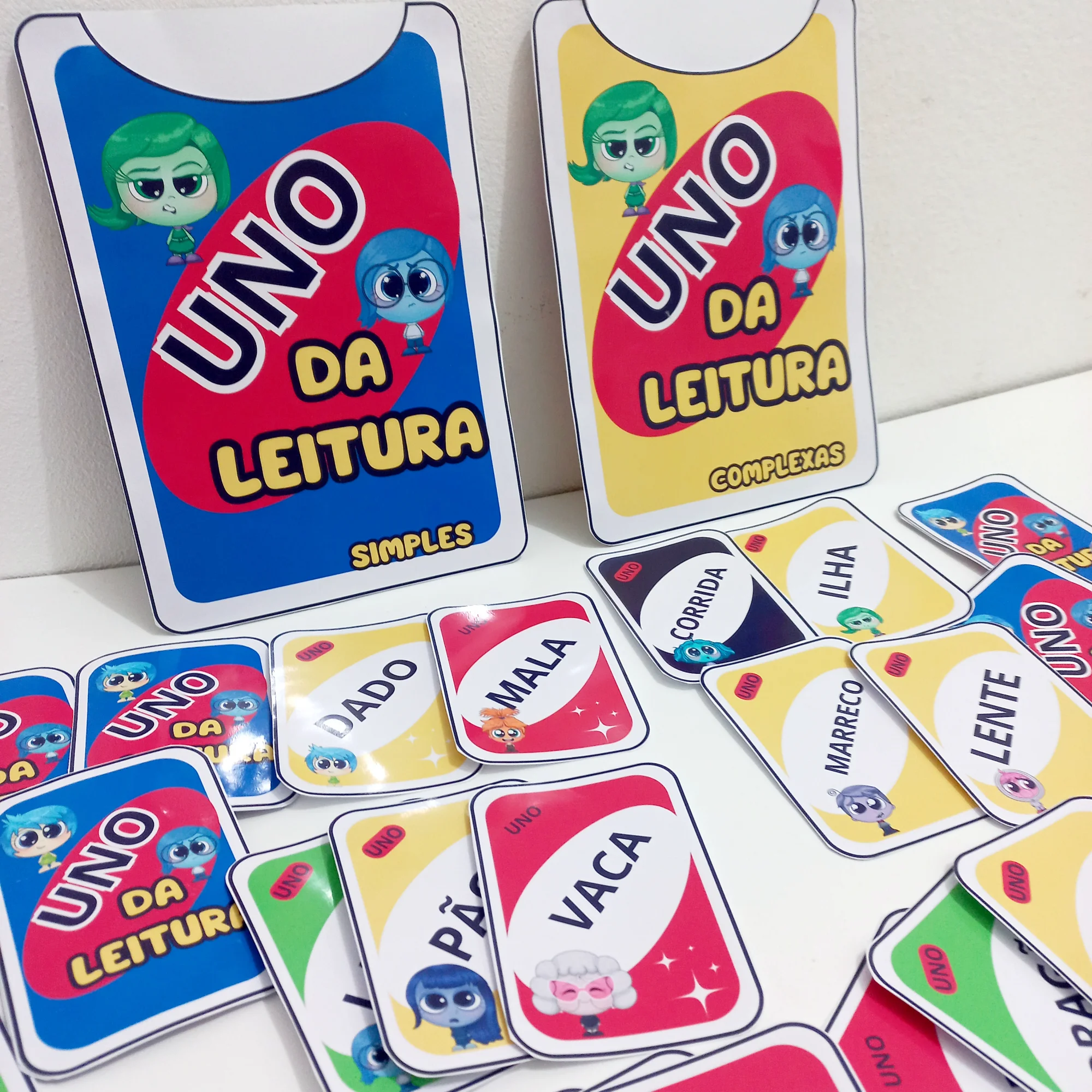 UNO da Leitura: Jogo de Cartas para Alfabetização — amostra 6: Jogo UNO da Leitura para alfabetização, com cartas de…
