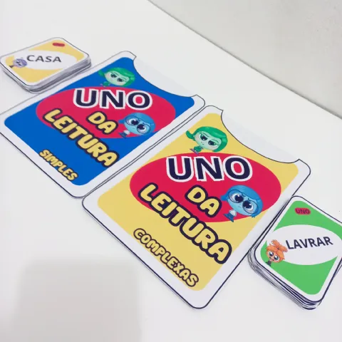 Uno da leitura tema Divertidamente Ensino Fundamental — amostra 2: UNO DA LEITURA – Tema Divertidamente