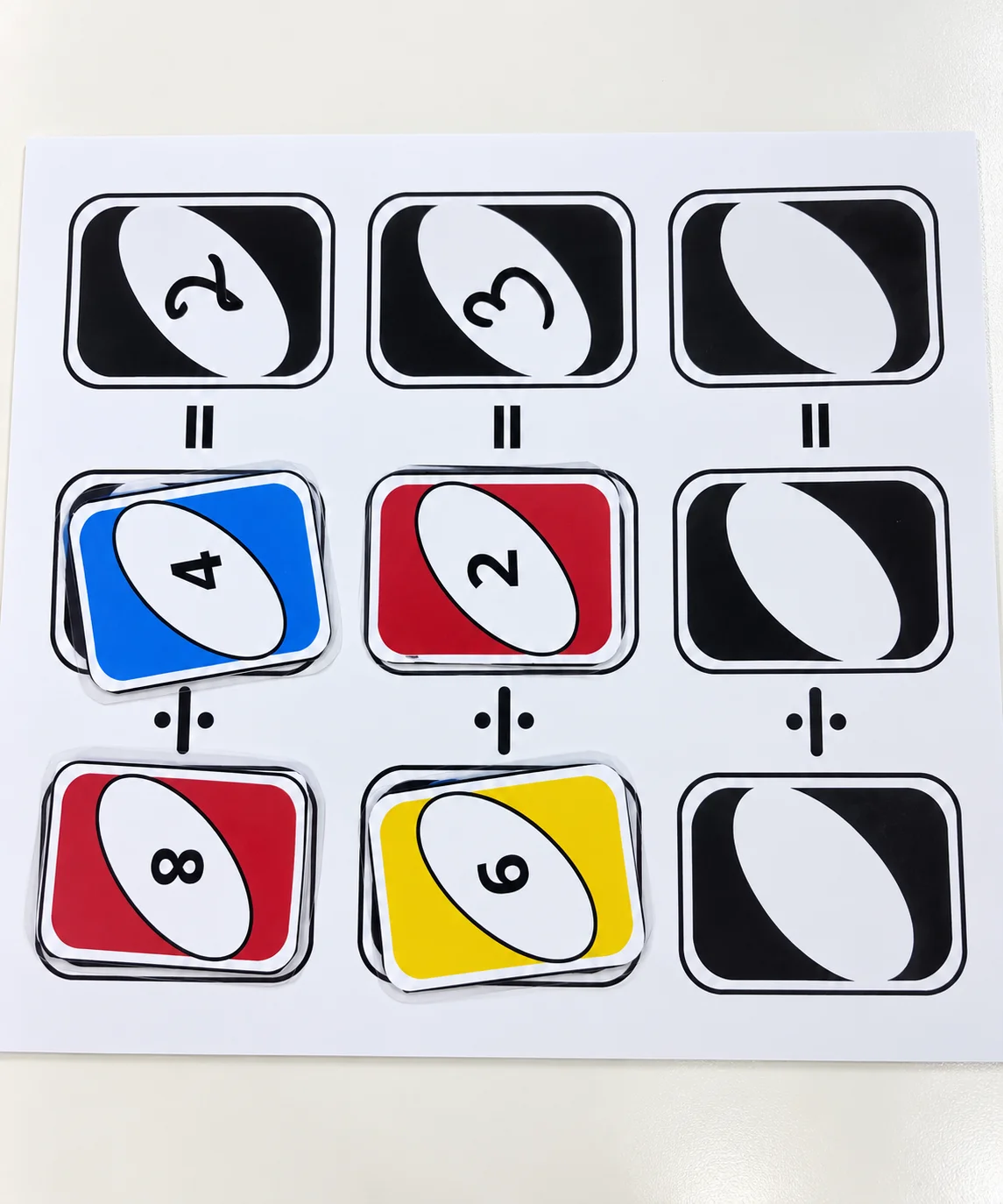 UNO DA MATEMÁTICA – 4 Operações | Jogo Pedagógico com Cartinhas UNO — amostra 2: Aprenda adição, subtração, multiplicação e…