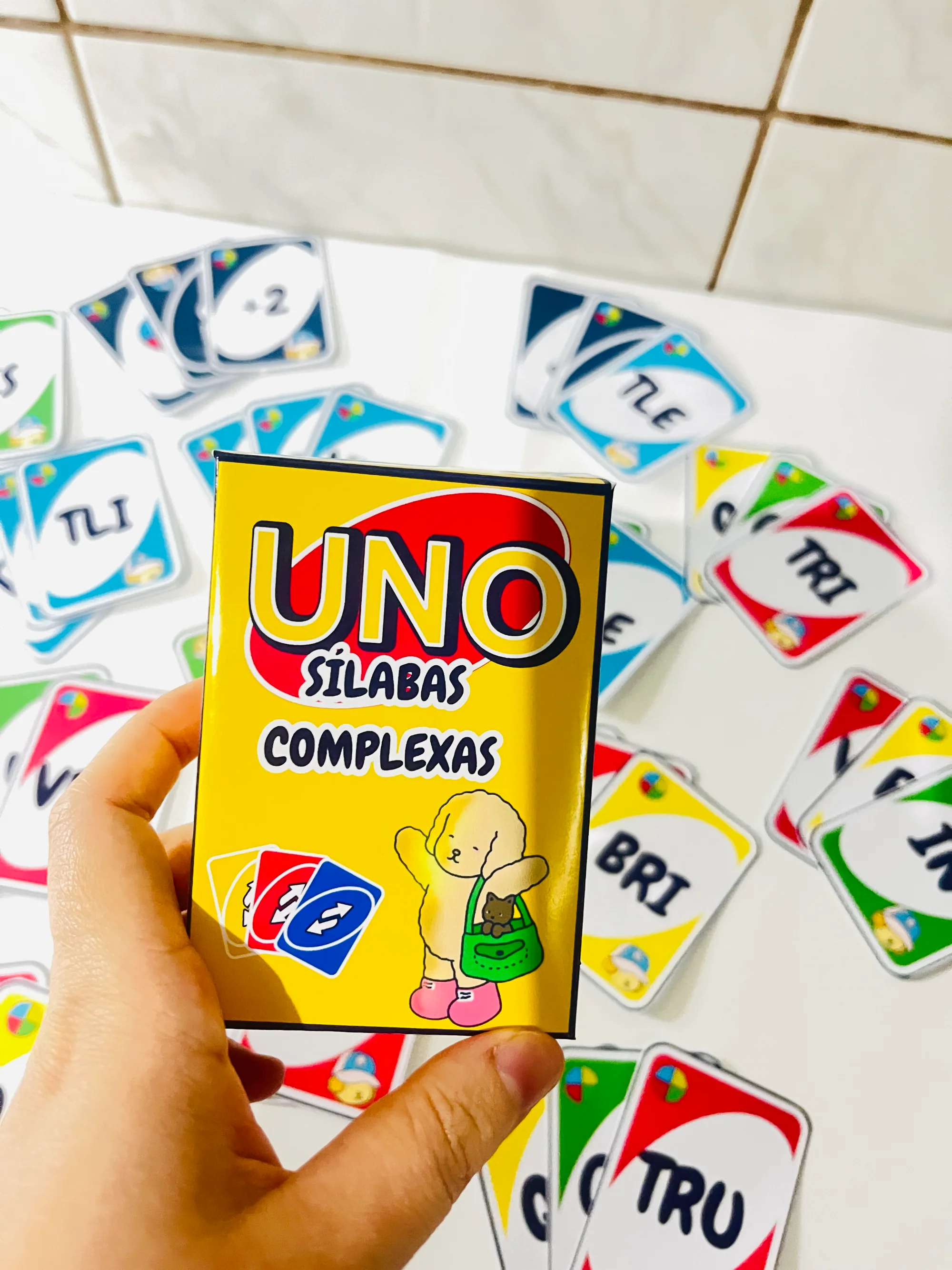 🃏✨ UNO DAS SÍLABAS COMPLEXAS– ALFABETIZAÇÃO INICIAL — capa do material
