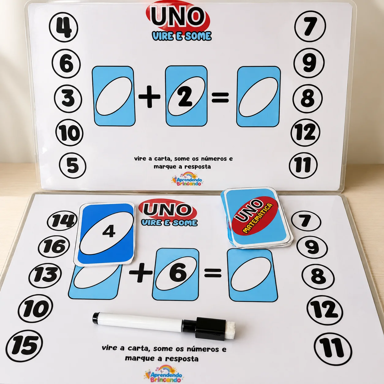 UNO Vire e Some – Jogo Matemático de Adição — amostra 1: Jogo matemático lúdico de adição com cartas, números e desafios… UNO Vire e Some – Jogo Matemático de Adição — amostra 1: Jogo matemático lúdico de adição com cartas, números e desafios…