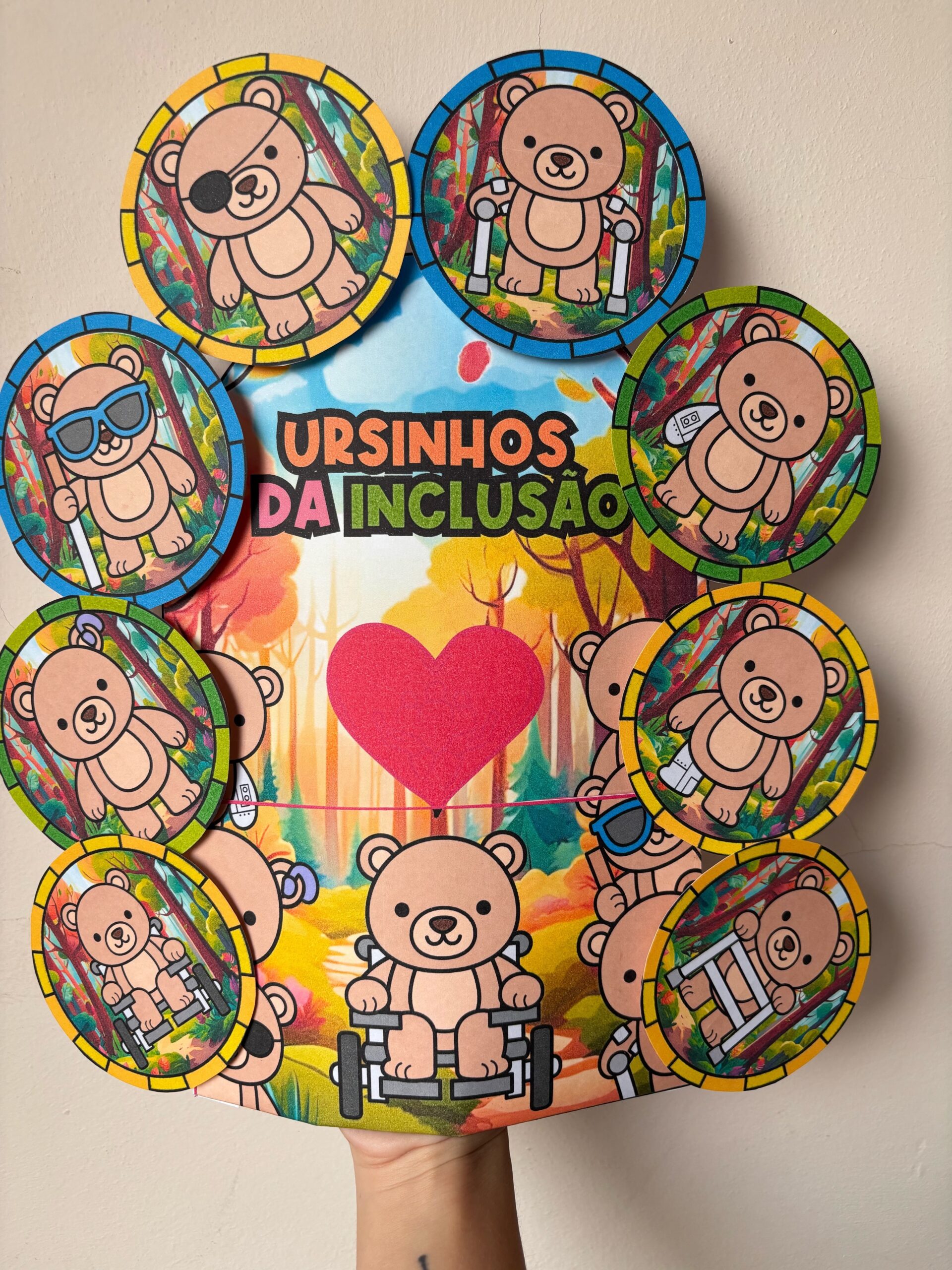 Ursinhos da inclusão - kit pedagógico – Material Pedagógico — amostra 1: Sobre o URSINHOS DA INCLUSÃO - KIT PEDAGÓGICO