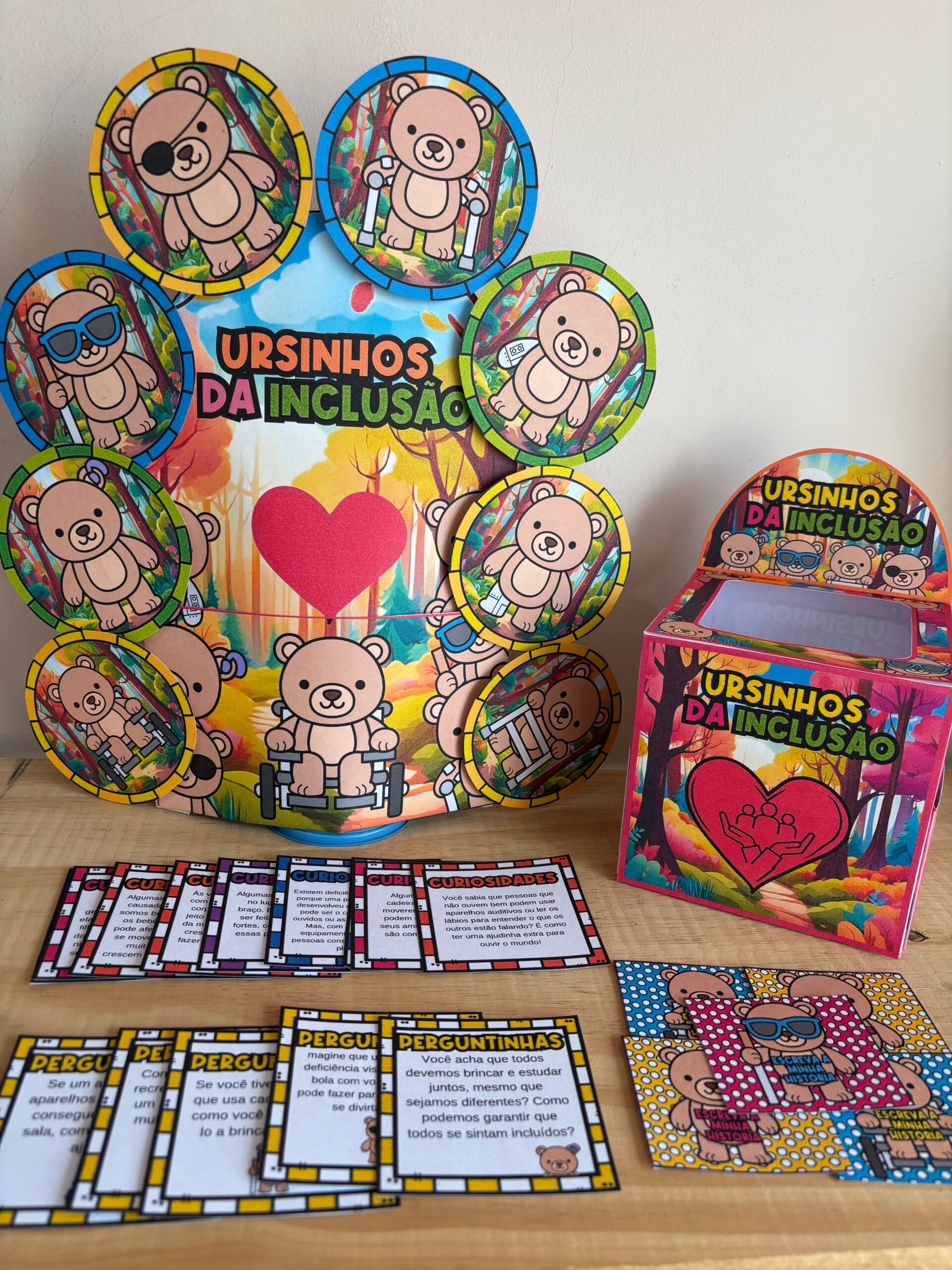 Ursinhos da inclusão - kit pedagógico – Material Pedagógico — capa do material