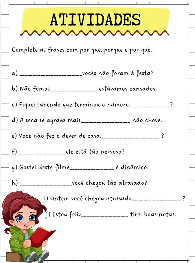 USO DOS PORQUÊS – APRENDA DE FORMA SIMPLES, VISUAL E PRÁTICA! ✏️💡 — amostra 3: Por que, porque, por quê ou porquê