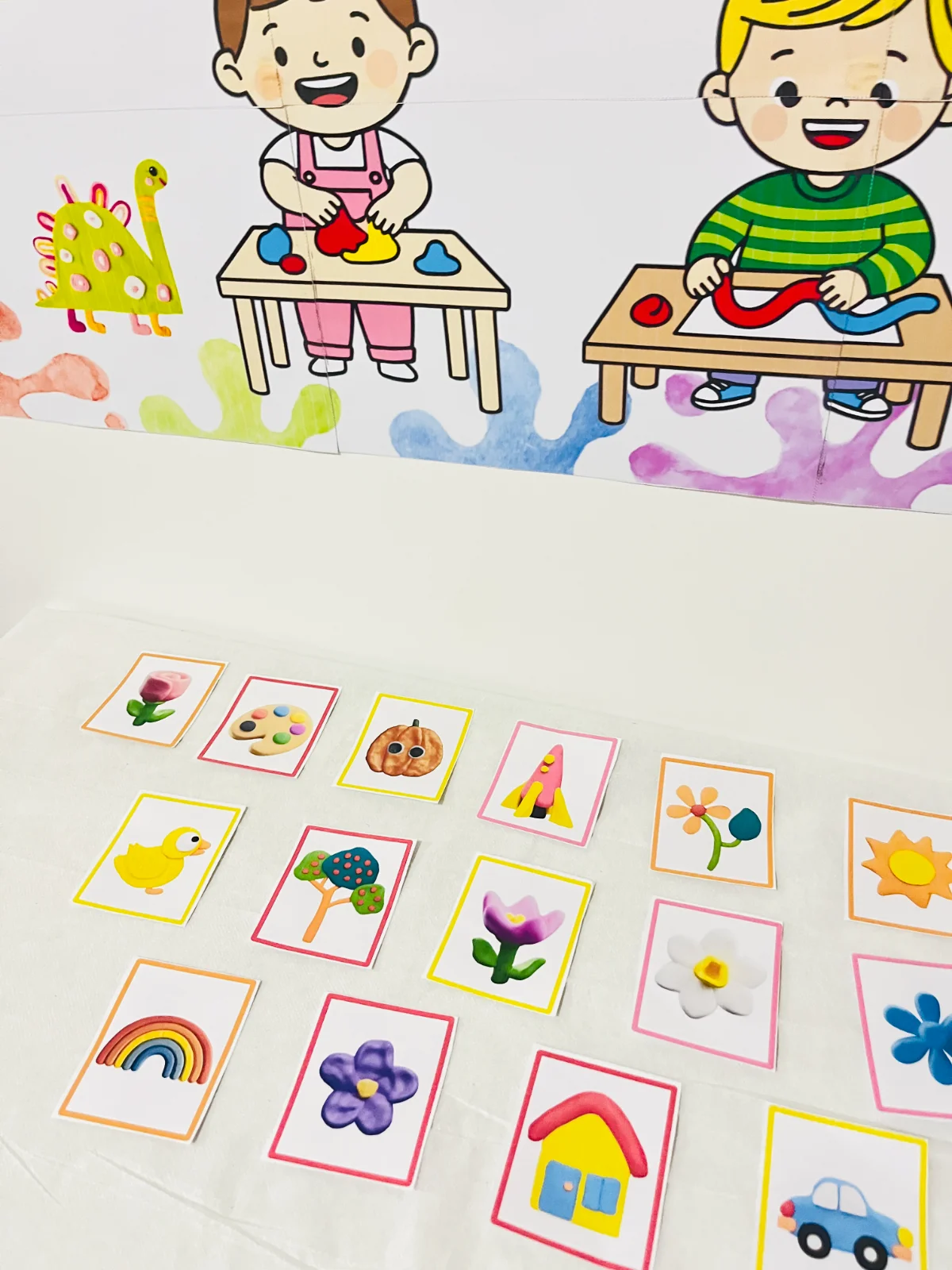 Vamos Brincar com Massinha – Cards Divertidos para Educação Infantil — amostra 3: A Oficina de Massinha de Modelar é um…