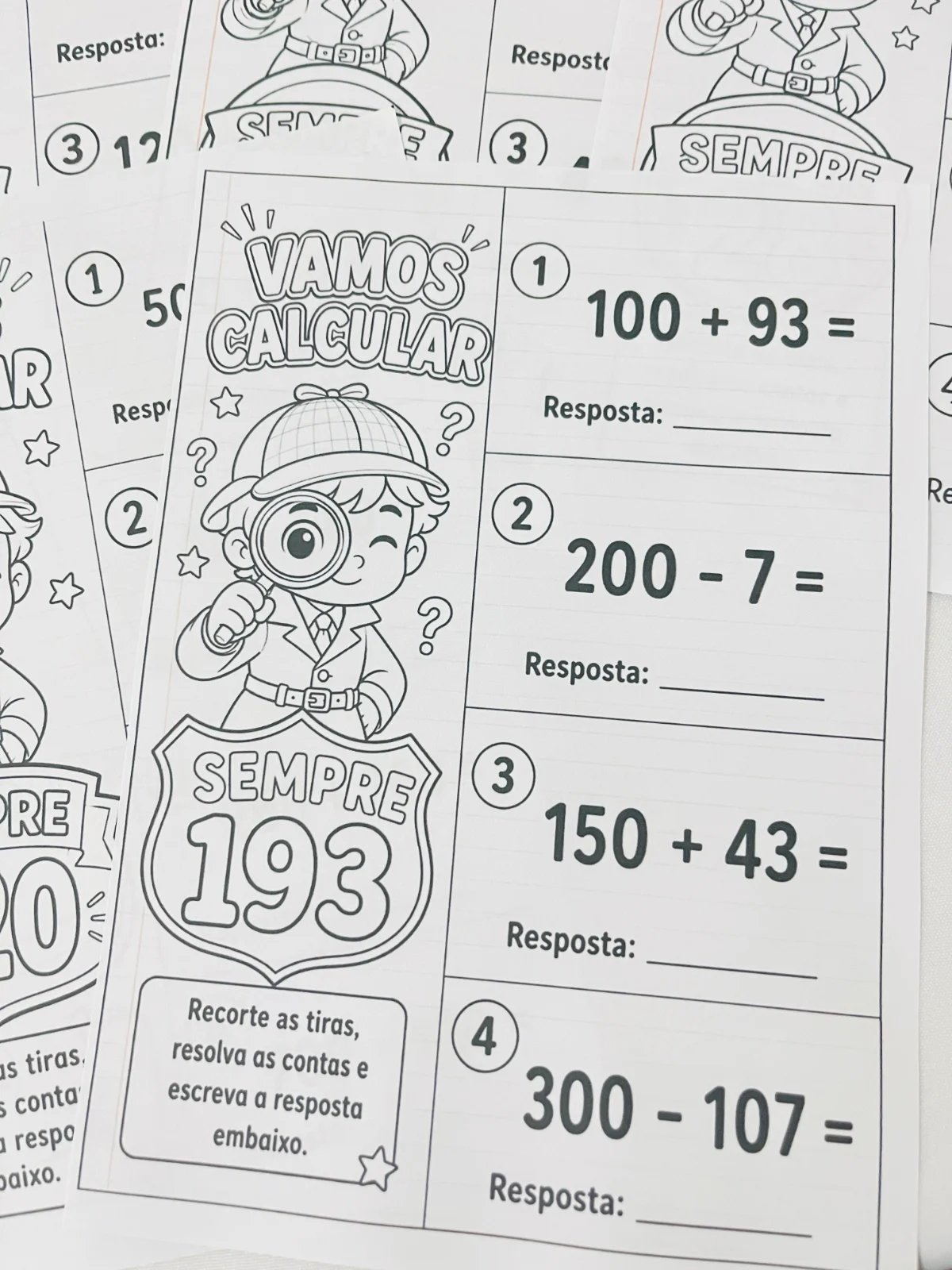 VAMOS CALCULAR – Atividades para Imprimir — amostra 2: Para quem é indicado