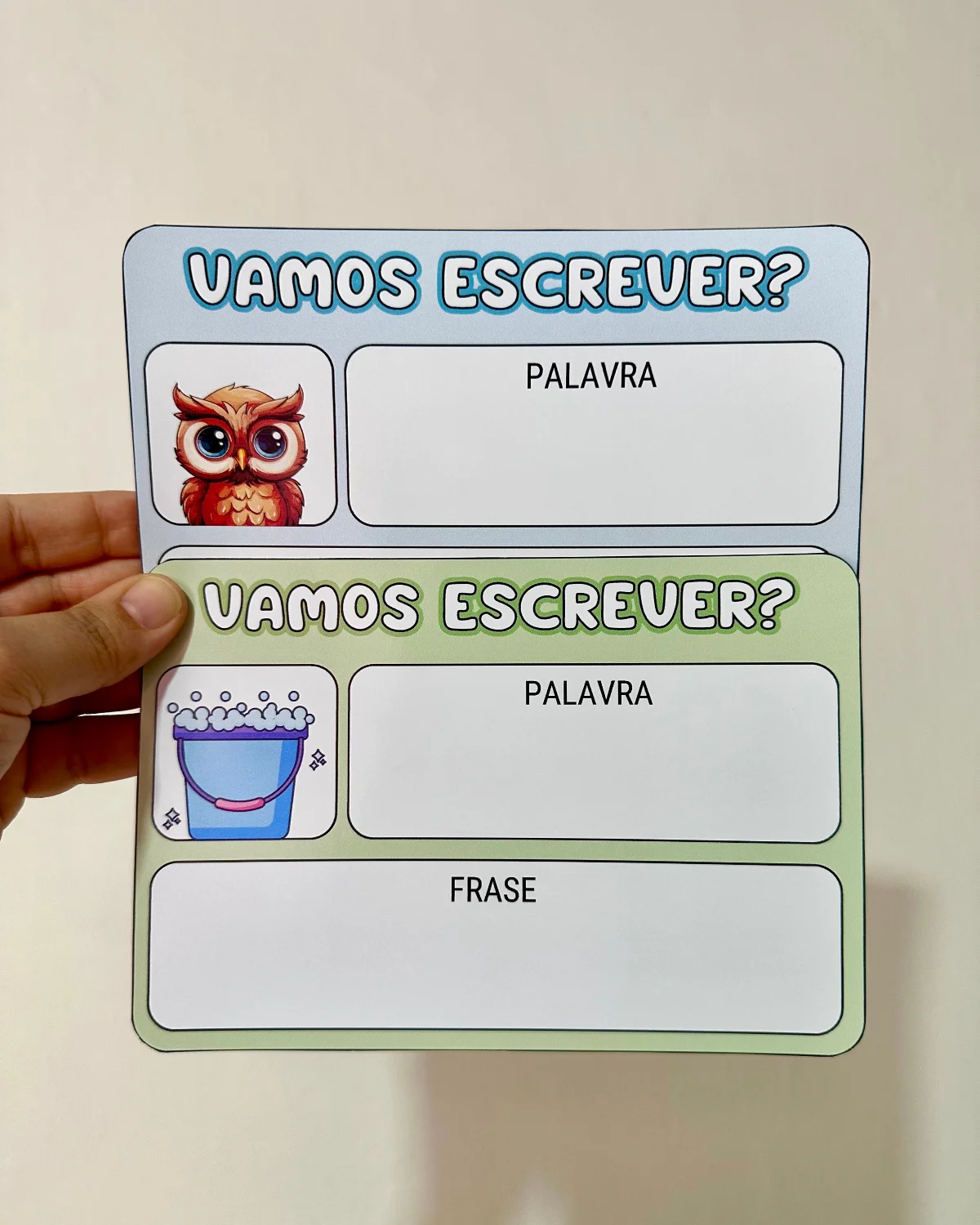 Vamos Escrever – 84 Fichas de Leitura e Escrita com Imagens (Educação Especial) — amostra 2: O arquivo Vamos Escrever é uma…