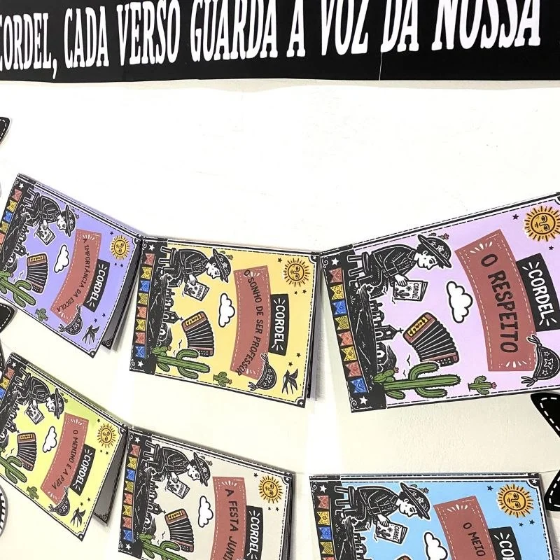 Varal Cordel Literário para Imprimir | Projeto Leitura Educação Infantil — amostra 6: Leitura, cultura e criatividade em um…