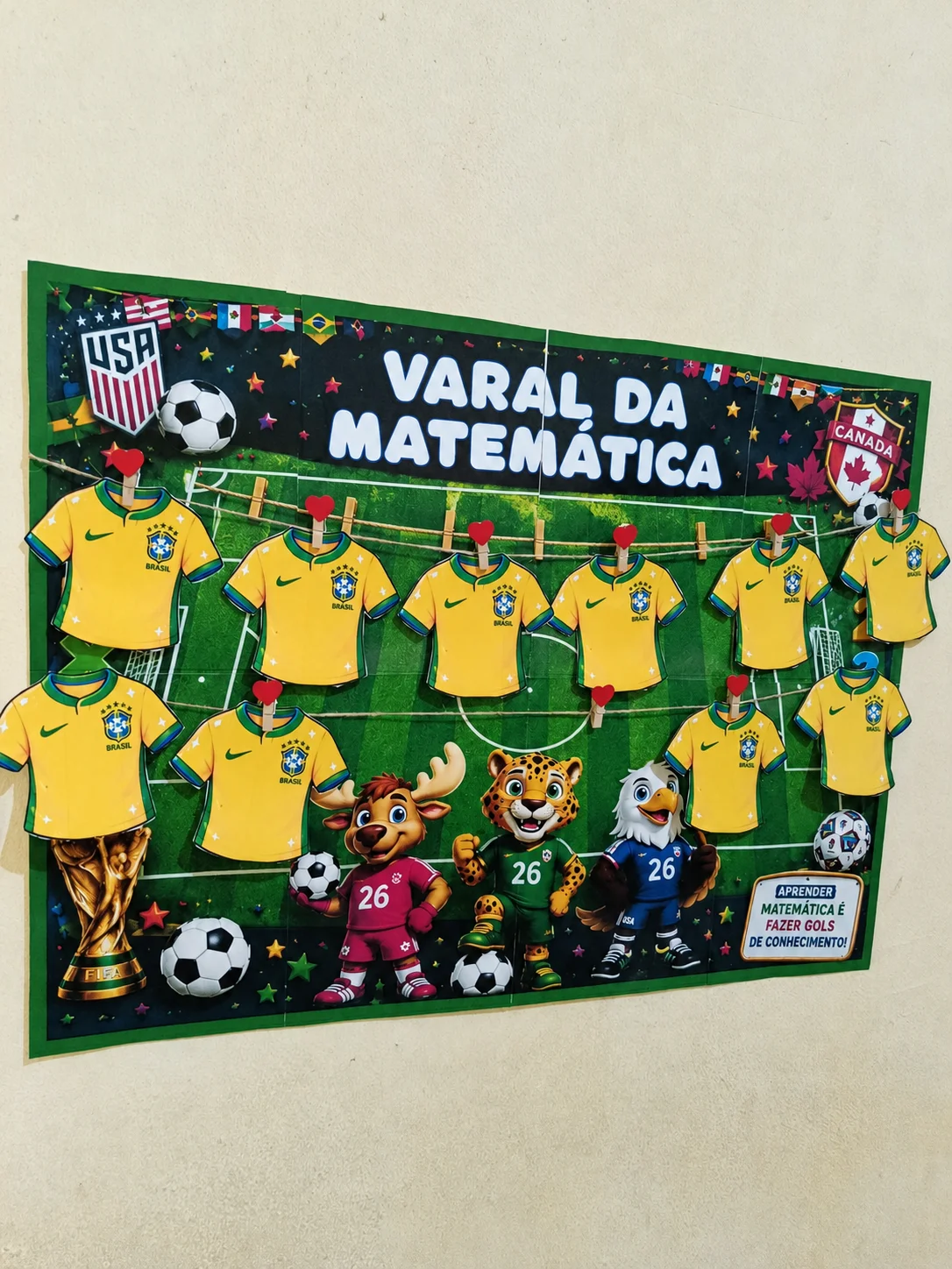 Varal da Matemática Copa do Mundo | Atividades Matemáticas para Imprimir — amostra 4: Um recurso lúdico e interativo para…