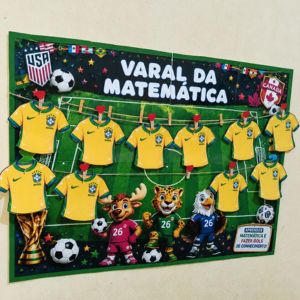 Varal da matemática – copa do mundo – Material Pedagógico — capa do material