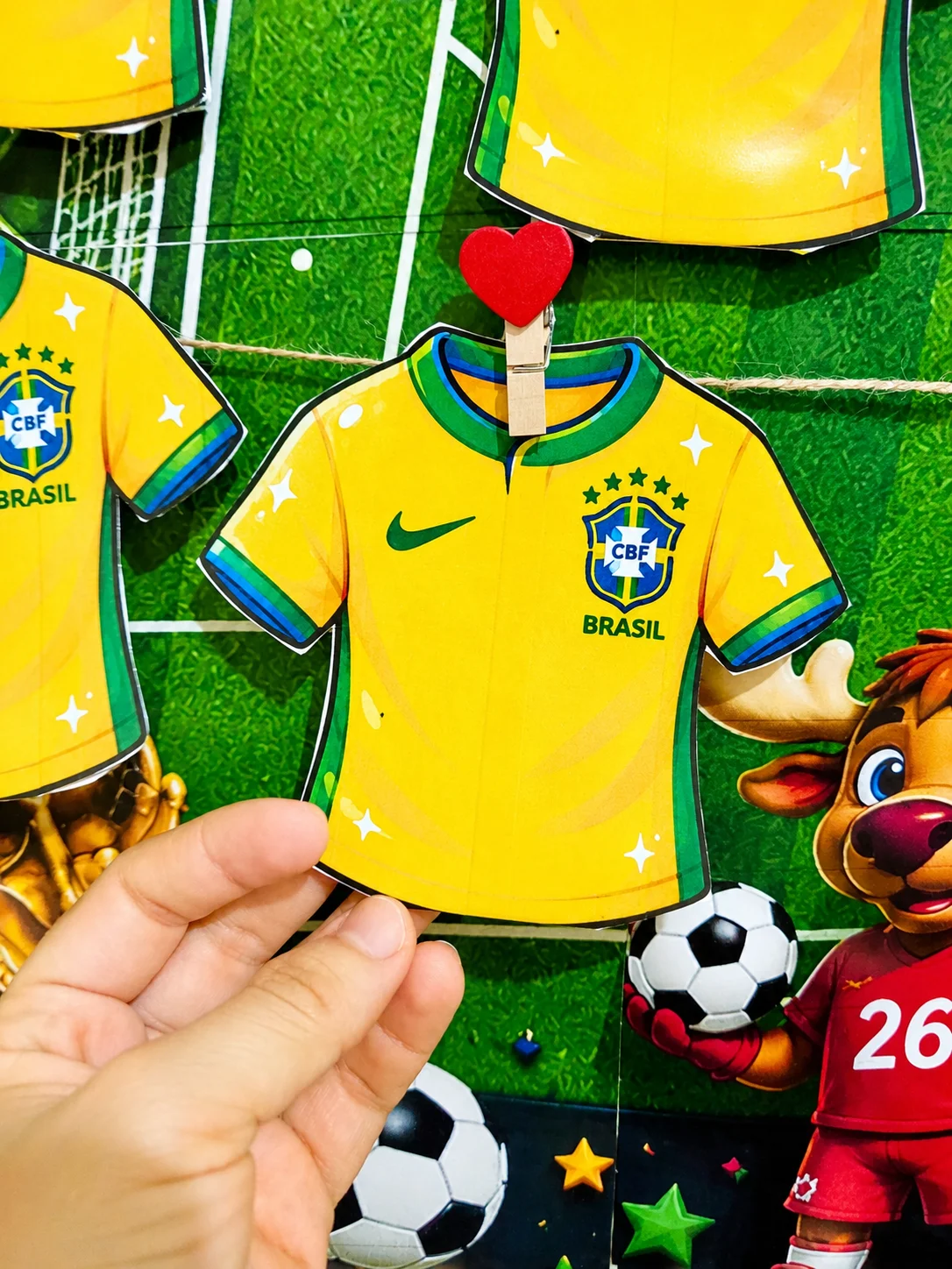 Varal da Matemática - Copa do Mundo 🇧🇷 — amostra 2: Recurso lúdico e interativo para trabalhar as operações matemáticas…