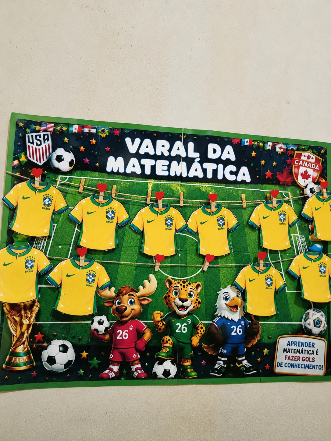 Varal da Matemática - Copa do Mundo 🇧🇷 — capa do material