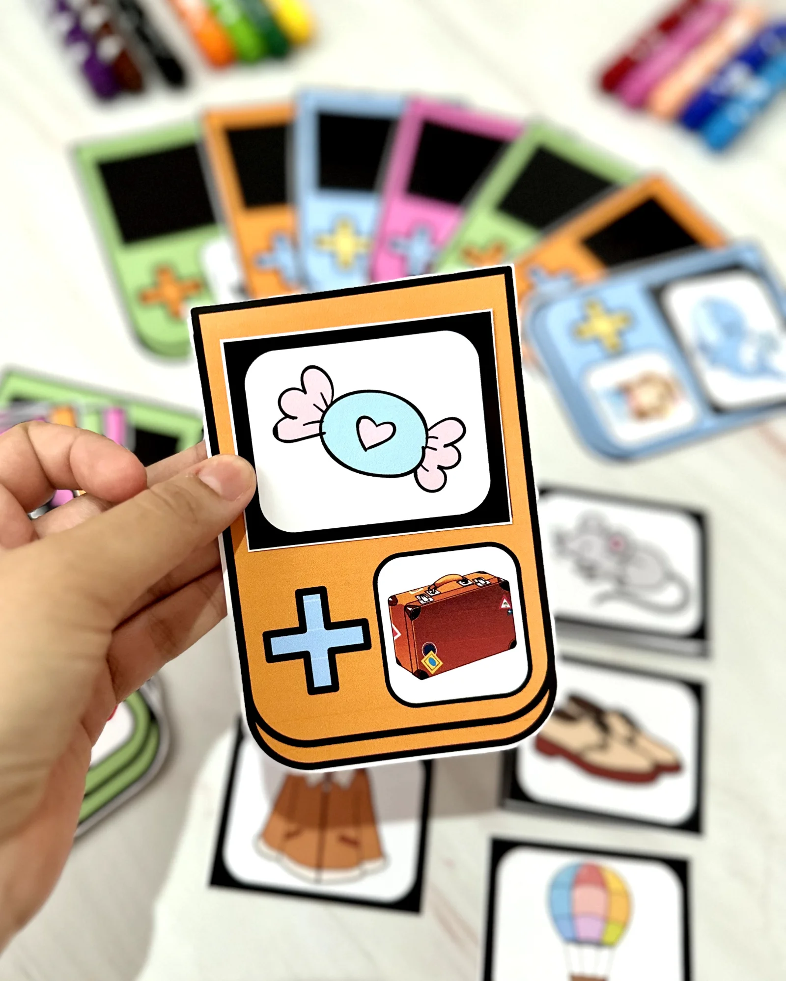 Vídeo Gamer das Rimas – PDF para Imprimir | Educação Infantil — amostra 5: O arquivo Video game das Rimas inclui 20 fichas…