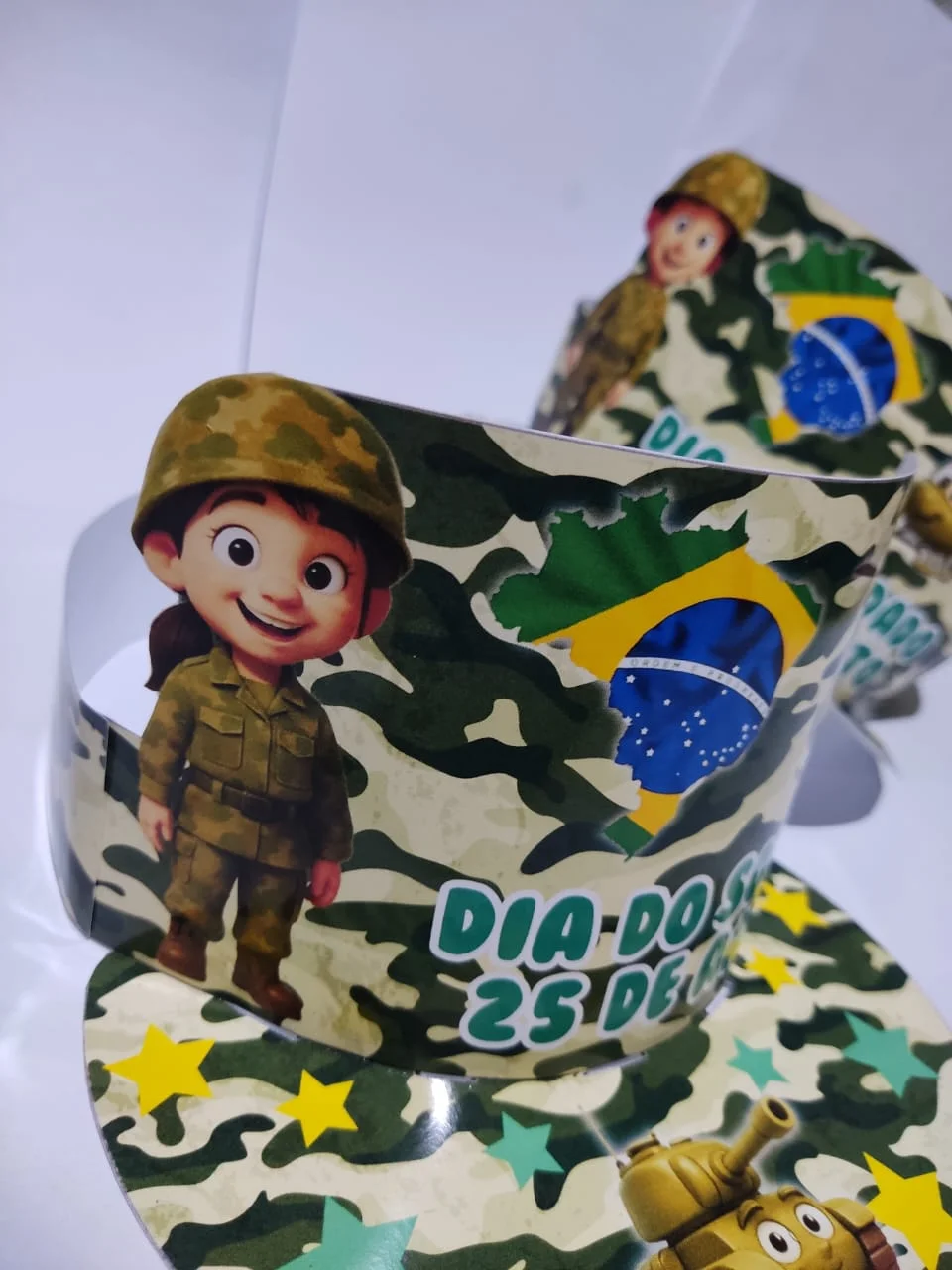 Viseira dia do soldado colorida – PDF para Imprimir — amostra 5: Deixe a comemoração do Dia do Soldado ainda mais especial… Viseira dia do soldado colorida – PDF para Imprimir — amostra 5: Deixe a comemoração do Dia do Soldado ainda mais especial…