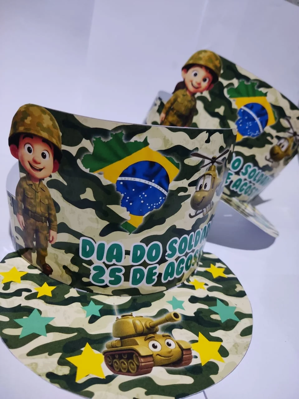 Viseira dia do soldado colorida – PDF para Imprimir — Datas comemorativas para Educação Infantil: Deixe a comemoração do…