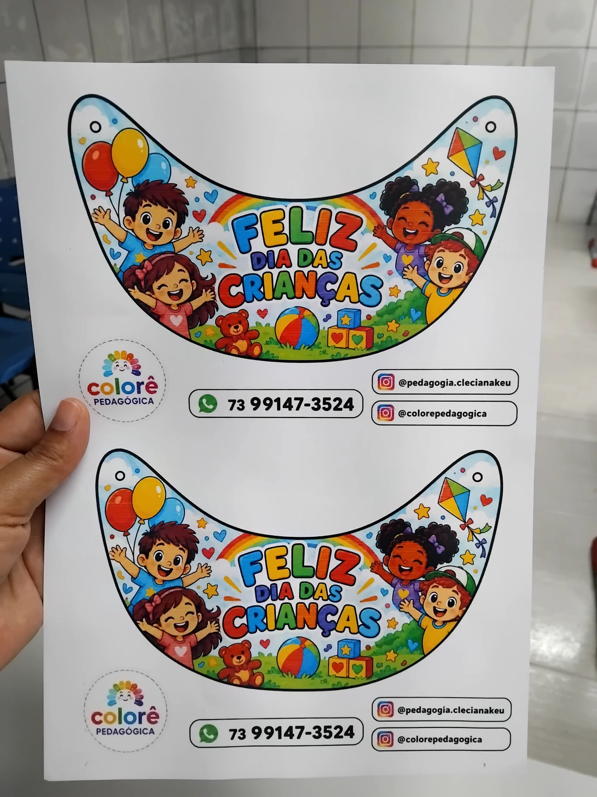🎉 VISEIRA — FELIZ DIA DAS CRIANÇAS 🎉 EDUCAÇÃO INFANTIL — amostra 3: 🎉 VISEIRA — FELIZ DIA DAS CRIANÇAS 🎉 Deixe a…