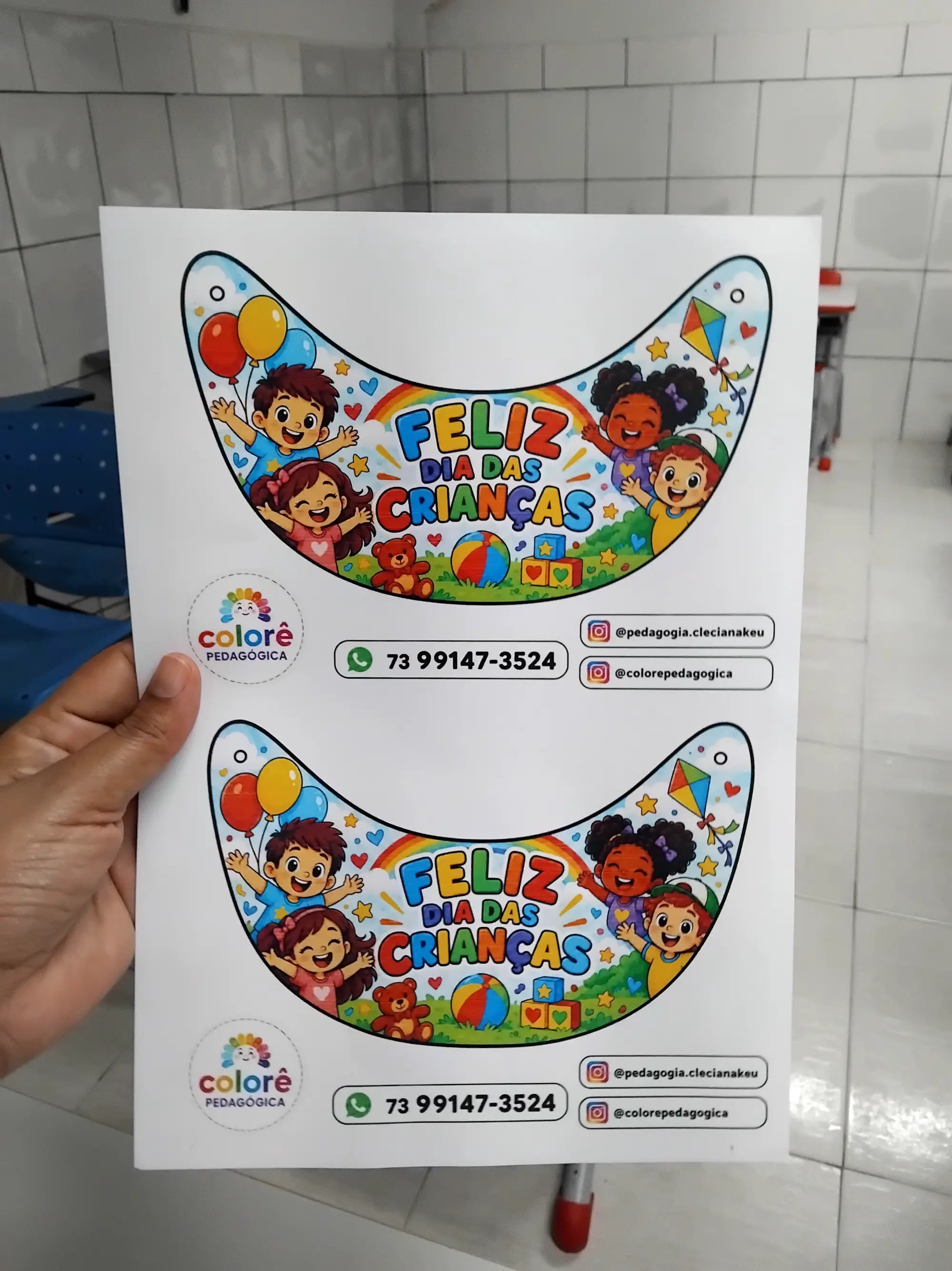 🎉 VISEIRA — FELIZ DIA DAS CRIANÇAS 🎉 EDUCAÇÃO INFANTIL — amostra 4: 🎉 VISEIRA — FELIZ DIA DAS CRIANÇAS 🎉 Deixe a…
