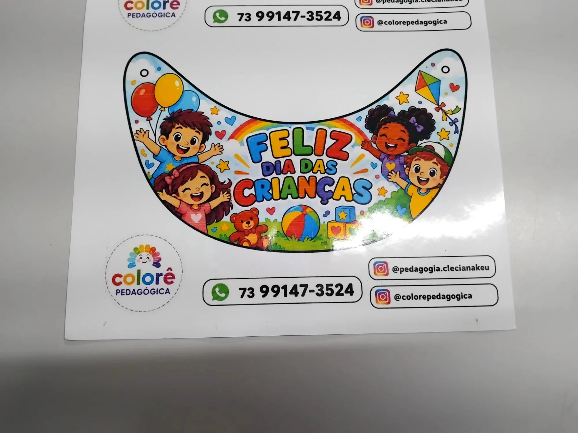 🎉 VISEIRA — FELIZ DIA DAS CRIANÇAS 🎉 EDUCAÇÃO INFANTIL — Alfabetização para Educação Infantil: 🎉 VISEIRA — FELIZ DIA DAS…