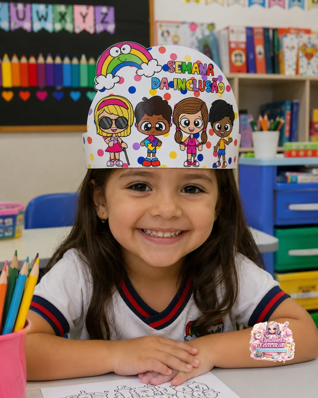 Viseiras – semana da inclusão – PDF para Imprimir — Datas comemorativas para Educação Infantil: Uma opção linda e divertida…