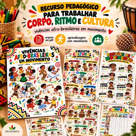 Vivências Afro-Brasileiras em Movimento | Consciência Negra — amostra 1: Um recurso pedagógico prático e diferente para…