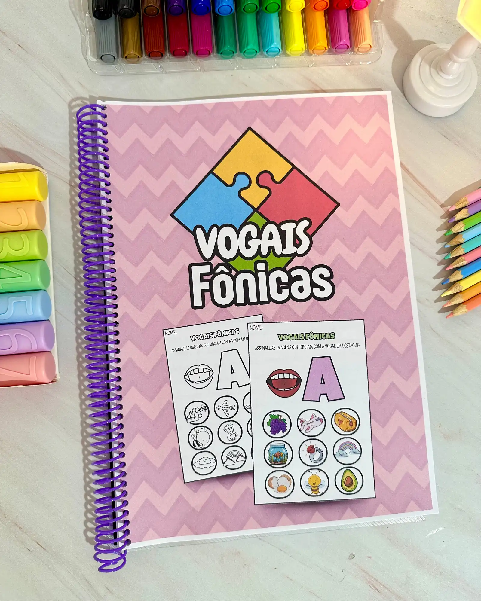 Vogais Fônicas – Atividades para Imprimir — Alfabetização para Educação Infantil: Um recurso pedagógico desenvolvido…