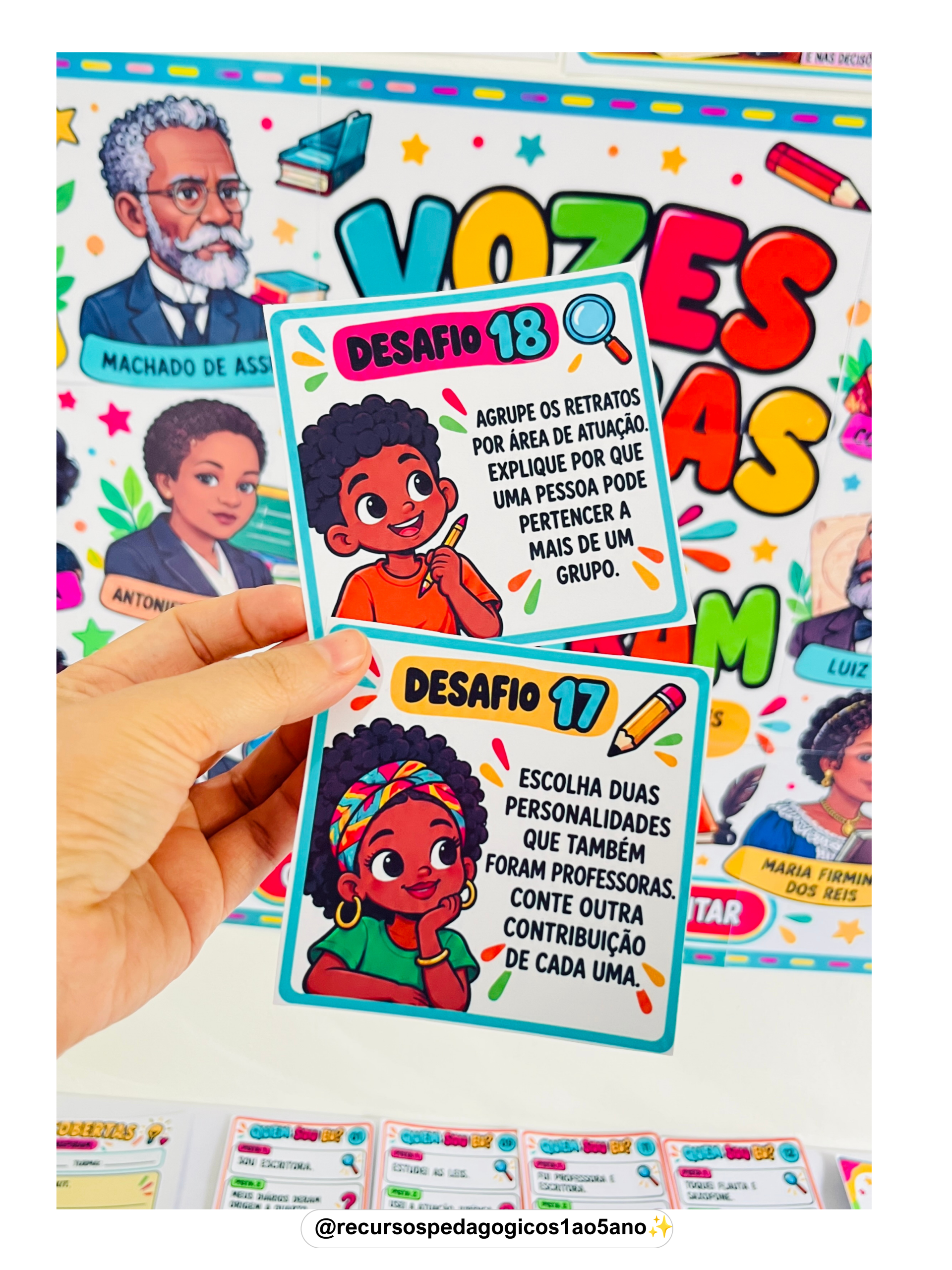 🖤✨ Vozes Negras que Inspiram – Consciência Negra — amostra 2: 🖤 Vozes Negras que Inspiram: jogos, cards e desafios para… 🖤✨ Vozes Negras que Inspiram – Consciência Negra — amostra 2: 🖤 Vozes Negras que Inspiram: jogos, cards e desafios para…