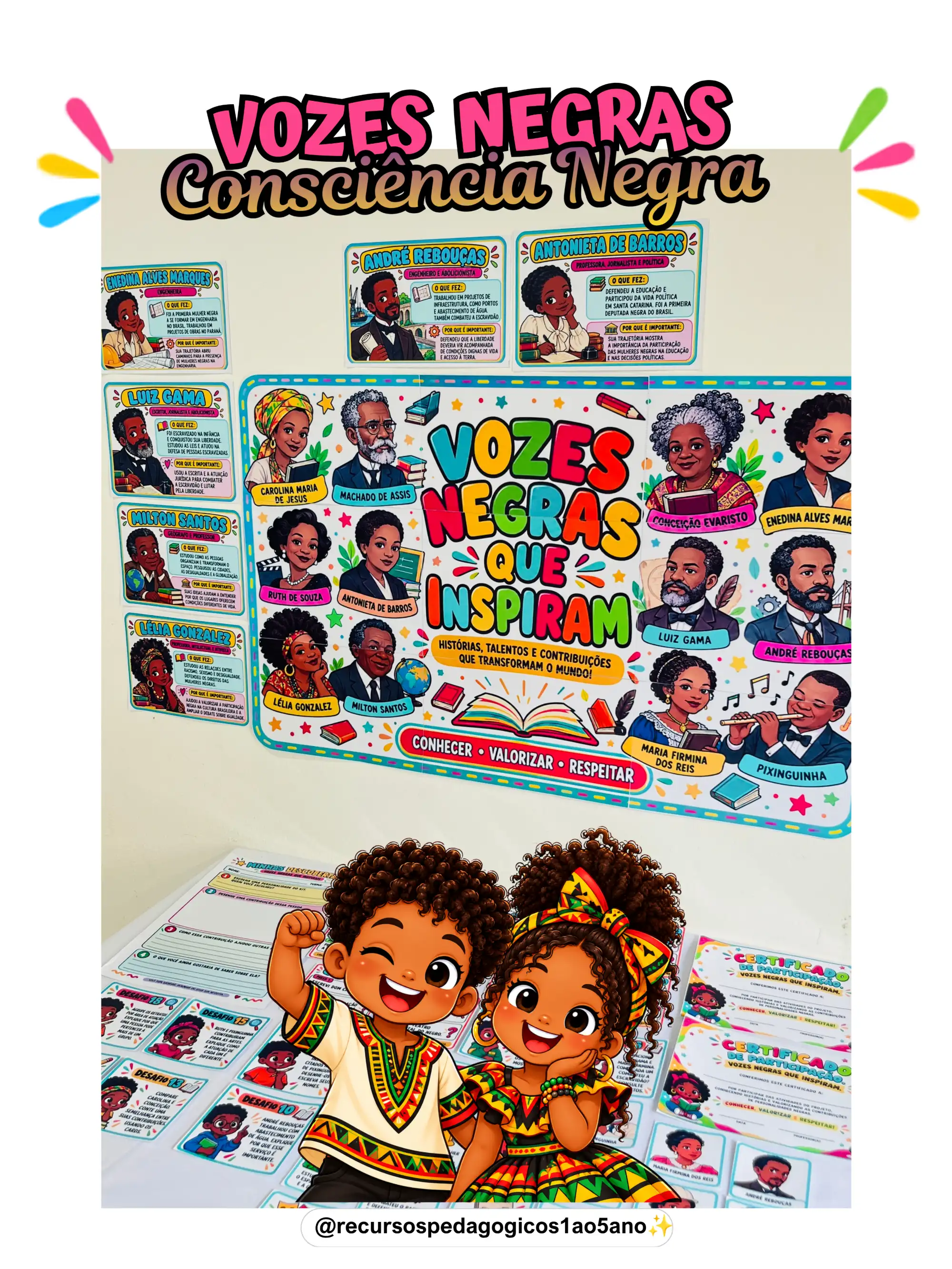 🖤✨ Vozes Negras que Inspiram – Consciência Negra — capa do material