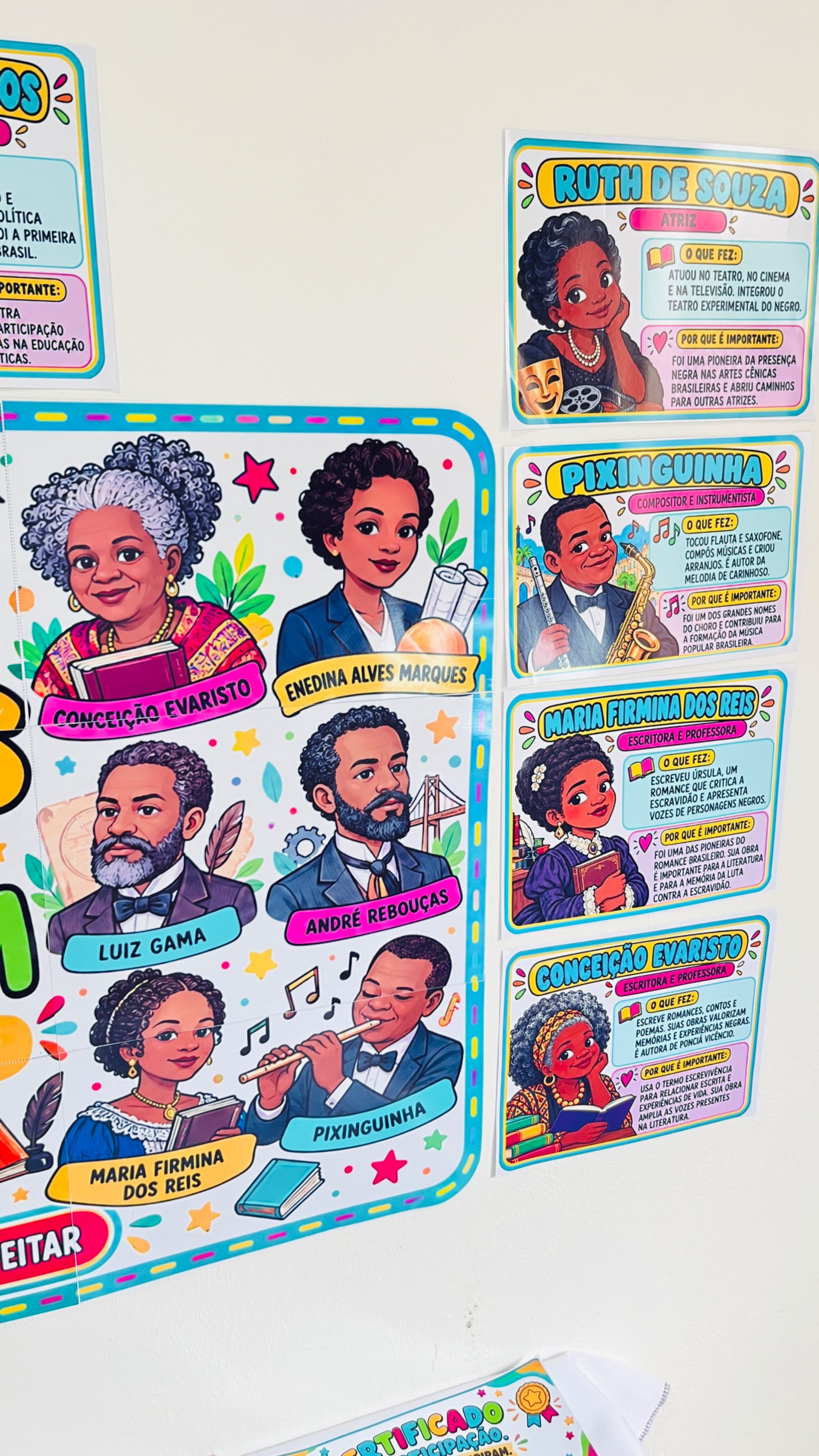 Vozes Negras que Inspiram – Kit Consciência Negra — amostra 6: Kit pedagógico completo para trabalhar a Consciência Negra,…