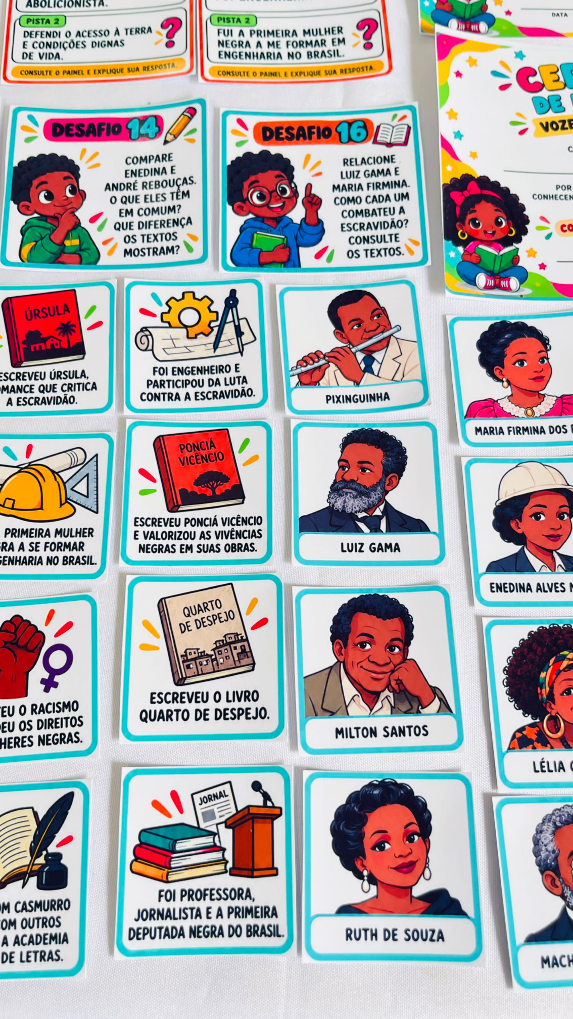 Vozes Negras que Inspiram – Kit Consciência Negra — amostra 7: Kit pedagógico completo para trabalhar a Consciência Negra,…