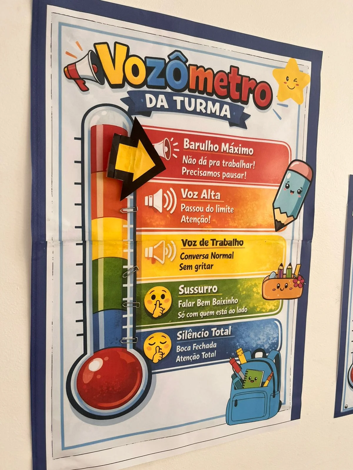 Vozômetro – aprender a usar a voz com consciência — amostra 4: De forma lúdica e clara, as crianças aprendem quando falar…
