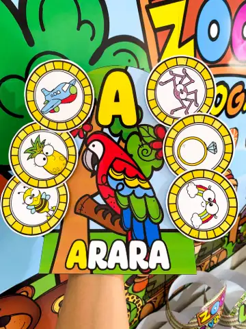 Zoo das Vogais — amostra 3: Um material lindo, completo e preparado com muito carinho para trabalhar o conteúdo com as…