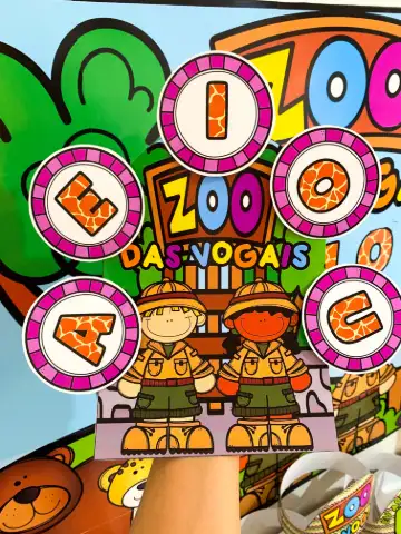 Zoo das Vogais — amostra 4: Um material lindo, completo e preparado com muito carinho para trabalhar o conteúdo com as…