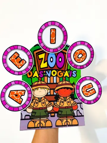 Zoo das Vogais — amostra 7: Um material lindo, completo e preparado com muito carinho para trabalhar o conteúdo com as…