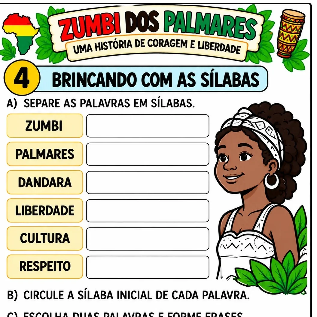 ZUMBI DOS PALMARES – UMA HISTÓRIA DE CORAGEM E LIBERDADE — amostra 5: HISTÓRIA
