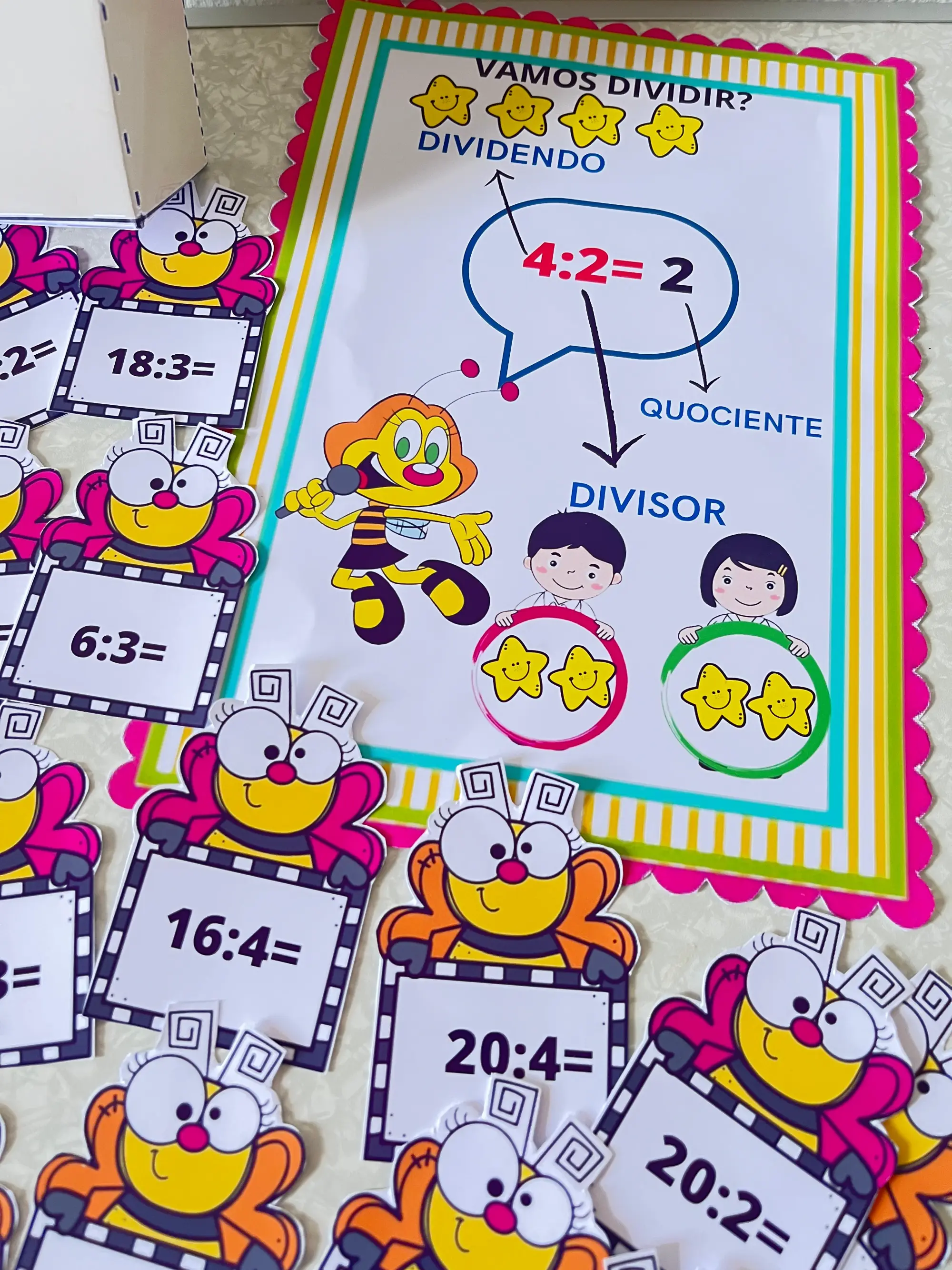 Zuzu da Divisão – Jogo de Matemática para Imprimir — amostra 5: 👩‍🏫 Ideal para os Anos Iniciais do Ensino Fundamental,…